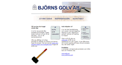 Desktop Screenshot of bjornsgolv.se